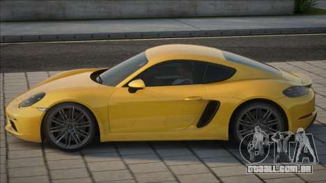 Porsche 718 Cayman S Yellow para GTA San Andreas