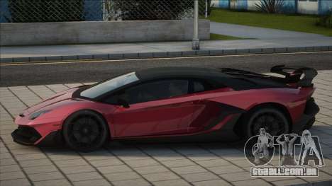 Lamborghini Aventador SVJ Red para GTA San Andreas