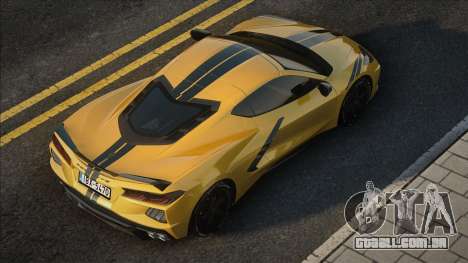 Chevrolet Corvette C8 2020 Yellow para GTA San Andreas