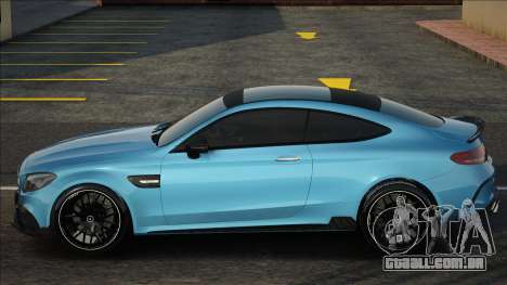 Mercedes-Benz C63S AMG Blue para GTA San Andreas