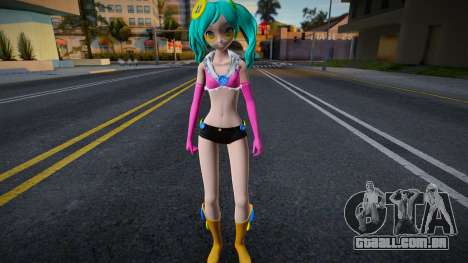 PDFT Hatsune Miku Pink Pops v3 para GTA San Andreas