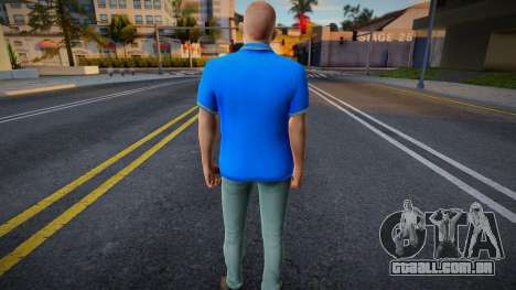 Um homem de camiseta azul para GTA San Andreas