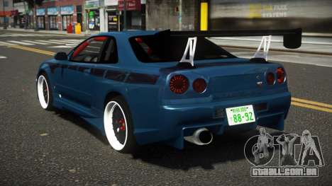 Nissan Skyline R33 JP-S para GTA 4