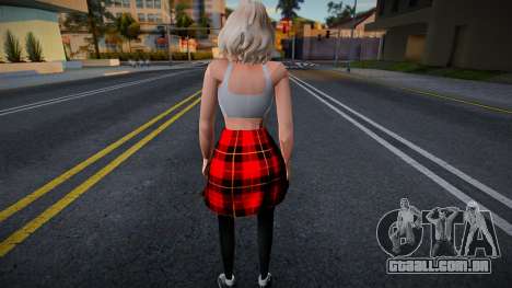 Loira fofa em roupa casual para GTA San Andreas