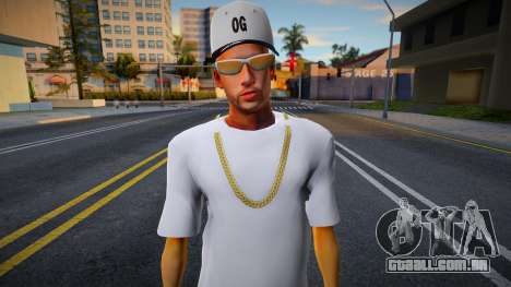 BAD BUNNY de blanco para GTA San Andreas