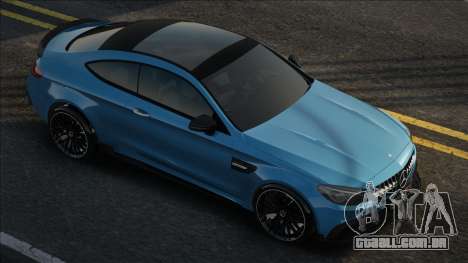 Mercedes-Benz C63S AMG Blue para GTA San Andreas