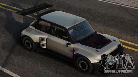 Renault 5 Turbo 3E Silver para GTA San Andreas