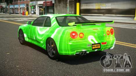 Nissan Skyline R34 L-Sport S11 para GTA 4