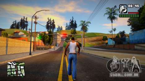 Radar retangular para GTA San Andreas