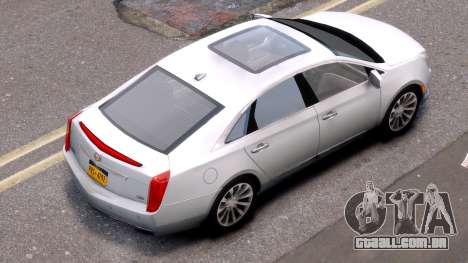 2013 Cadillac XTS White para GTA 4