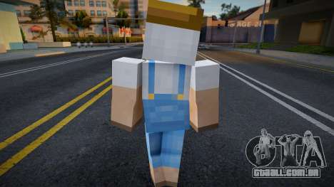 Dwfolc Minecraft Ped para GTA San Andreas