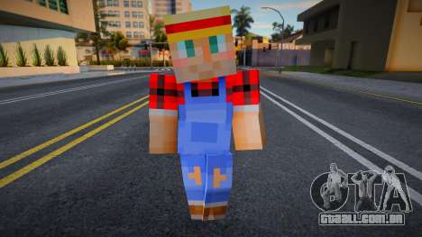 Cwmyfr Minecraft Ped para GTA San Andreas