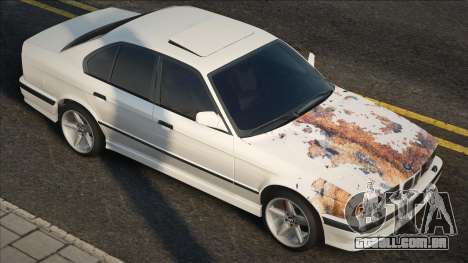BMW 5-er E34 Enferrujado para GTA San Andreas