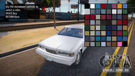 Aumentando o limite de cores para GTA San Andreas