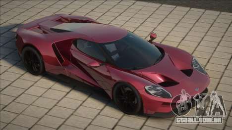 Ford GT 2018 Red para GTA San Andreas