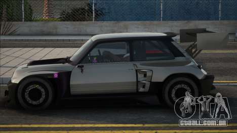 Renault 5 Turbo 3E Silver para GTA San Andreas