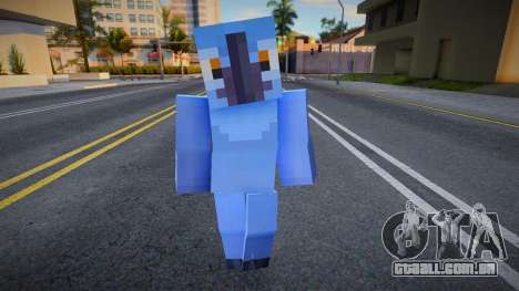 Blu (Rio) Minecraft para GTA San Andreas