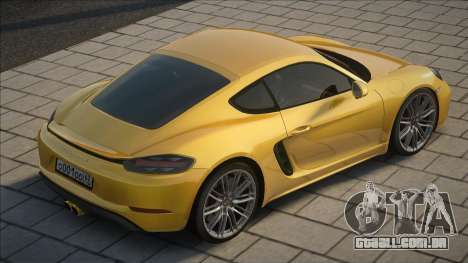 Porsche 718 Cayman S Yellow para GTA San Andreas