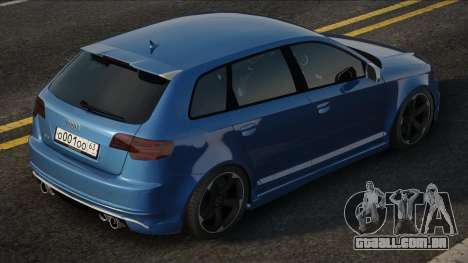 AUDI RS3 BLUE para GTA San Andreas