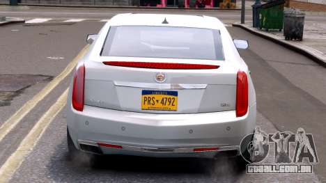 2013 Cadillac XTS White para GTA 4