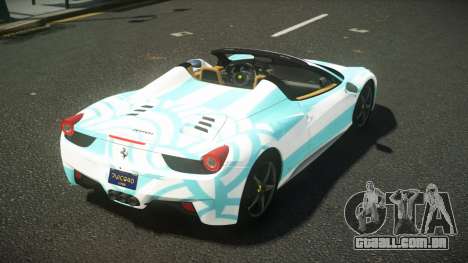 Ferrari 458 LE Roadster S8 para GTA 4