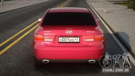 Hyundai Sonata 2009 Red para GTA San Andreas