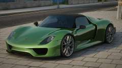Porsche 918 Green para GTA San Andreas