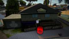 Halo Style Groove Street Gang Houses (Repaint) para GTA San Andreas