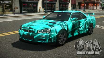 Nissan Skyline R34 L-Sport S9 para GTA 4