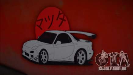 Wall RX7 para GTA San Andreas