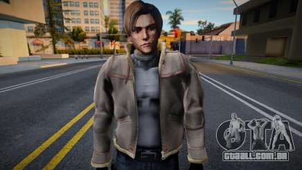 Leon HD S. Kennedy con chaqueta HD Resident Evil para GTA San Andreas