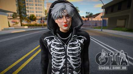 Skin Fivem Hoodie Bone para GTA San Andreas