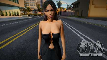 Morena no vestido de noite para GTA San Andreas