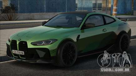 BMW M4 Coupe M-Performance UKR Plate para GTA San Andreas
