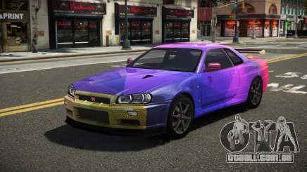 Nissan Skyline R34 L-Sport S7 para GTA 4