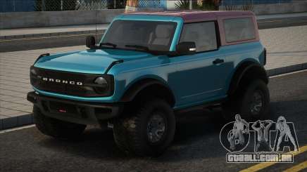 Ford Bronco 2021 CCD para GTA San Andreas