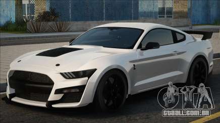Mustang Shelby GT500 2020 White para GTA San Andreas