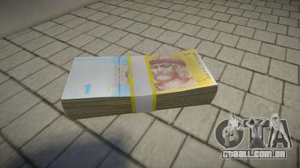 Uma hryvnia ucraniana para GTA San Andreas