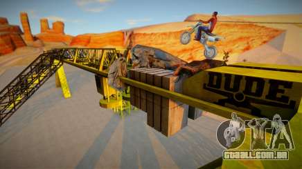 Trilha de monstro no cemitério de aviões para GTA San Andreas