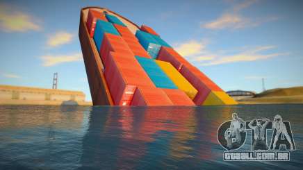 Navio semiafundado para GTA San Andreas