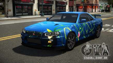 Nissan Skyline R34 L-Sport S10 para GTA 4