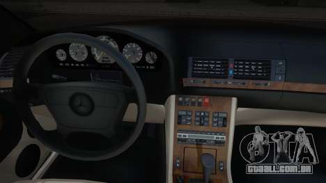 Mercedes-Benz S600 W140 Ukr Plate para GTA San Andreas