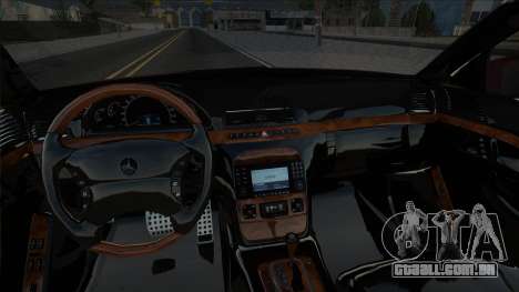 Mercedes-Benz W220 S600 [CCD] para GTA San Andreas