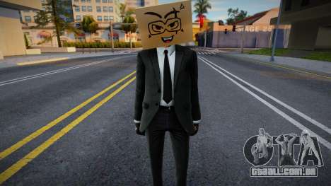 Fivem Cardboard Head para GTA San Andreas