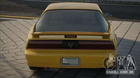 Pontiac Firebird Yellow para GTA San Andreas