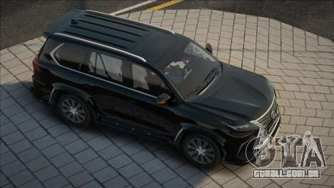 Lexus LX570 Black para GTA San Andreas