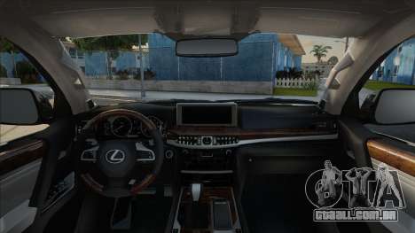 Lexus LX570 Black para GTA San Andreas