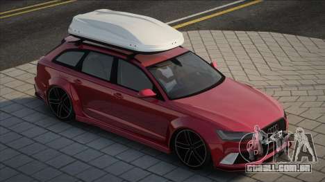 Audi RS6 Avant UKR Plate para GTA San Andreas