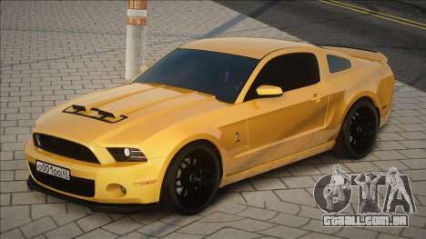 Ford Mustang GT500 Yellow para GTA San Andreas