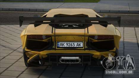 Lamborghini Aventador Yellow para GTA San Andreas
